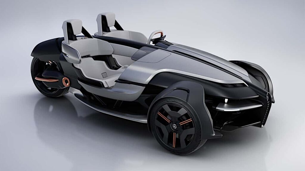 Yamaha muestra un buggy de combustión de hidrógeno y un deportivo eléctrico de tres ruedas