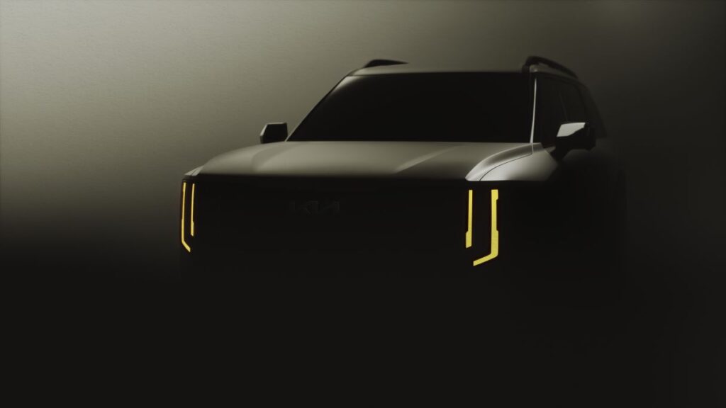 Kia lanza imágenes teaser del nuevo Telluride del 2027